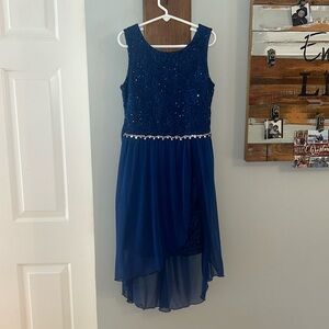BCX navy blue dress, size kids 10